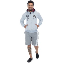 Jaqueta de Moletom com Capuz Fatal Raglan 18226 - Masculina - Foto 7