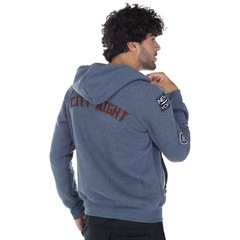 Jaqueta de Moletom com Capuz Fatal Raglan 18226 - Masculina - Foto 3