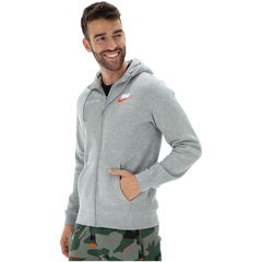 Jaqueta de Moletom com Capuz Nike BB FLC FZ 2 - Masculina - Foto 1