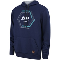 Blusão de Moletom com Capuz HD Canguru CP Vortex - Masculino - Foto 4