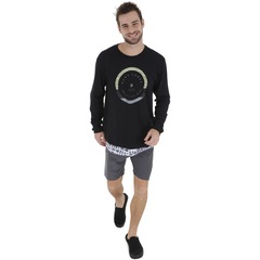 Camiseta Manga Longa Hang Loose Army - Masculina - Foto 4