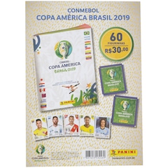 Kit de Figurinhas Panini Copa América 2019 - 60 Figurinhas - Foto 3