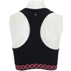 Top Fitness com Bojo Oxer Elástico Jacquard - Adulto - Video 1
