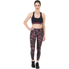 Calça Legging Oxer Abstrato - Feminina - Foto 4