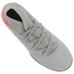 Chuteira Society adidas Nemeziz 19.3 TF - Infantil - Foto 2