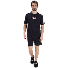 Camiseta Fila Faixa - Masculina - Foto 4