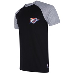 Camiseta NBA Oklahoma City Thunder Mini Logo - Masculina - Foto 3