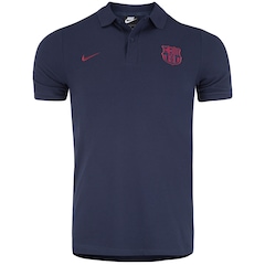Camisa Polo Barcelona Pique Crew Nike - Masculina - Foto 1