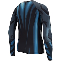 Conjunto Camiseta Manga Longa com Proteção Solar UV e Sunga Liga da Justiça Batman - Infantil - Foto 5