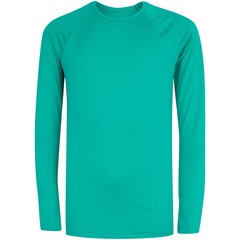 Camiseta Manga Longa com Proteção Solar UV 50+ Oxer Lisa - Infantil - Foto 1