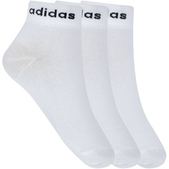 Kit de Meias adidas BS Ankle com 3 Pares - 39 a 42 - Masculino - Foto 1