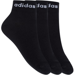 Kit de Meias adidas BS Ankle com 3 Pares - 39 a 42 - Masculino - Foto 1