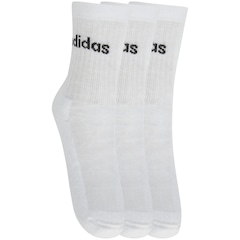 Kit de Meias Cano Alto adidas BS Crew com 3 Pares - 39 a 42 - Masculino - Foto 3