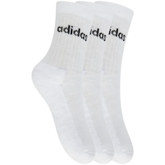 Kit de Meias Cano Alto adidas BS Crew com 3 Pares - 39 a 42 - Masculino - Foto 1