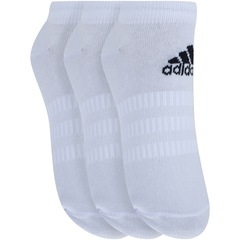 Kit de Meias adidas Ligth Low com 3 Pares - 35 a 37 - Feminino - Foto 2