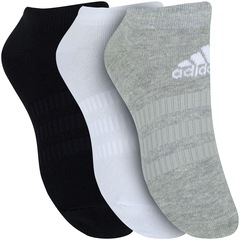Kit de Meias adidas Ligth Low com 3 Pares - 35 a 37 - Feminino - Foto 2