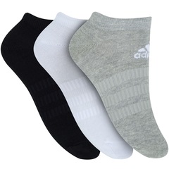 Kit de Meias adidas Ligth Low com 3 Pares - 35 a 37 - Feminino - Foto 1