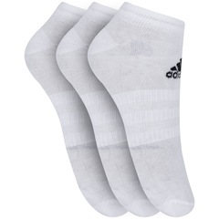 Kit de Meias adidas Ligth Low com 3 Pares - 39 a 42 - Adulto - Foto 1