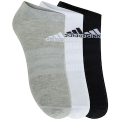 Kit de Meias adidas Ligth Low com 3 Pares - 39 a 42 - Adulto - Foto 2