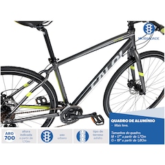 Bicicleta Caloi City Tour Sport - Aro 700 - Freio a Disco Mecânico - 21 Marchas - Foto 2