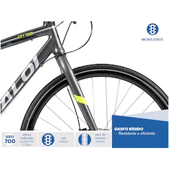 Bicicleta Caloi City Tour Sport - Aro 700 - Freio a Disco Mecânico - 21 Marchas - Foto 4