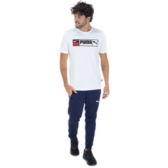 Camiseta Puma Gold Plate Brand - Masculina - Foto 4
