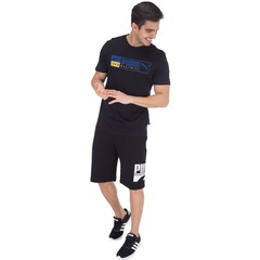 Camiseta Puma Gold Plate Brand - Masculina - Foto 4