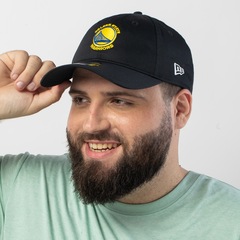 Boné Aba Curva New Era 920 Golden State Warriors Special - Strapback - Adulto - Foto 3