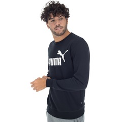 Blusão Puma Crew Sweat TR Big Logo - Masculino - Foto 2