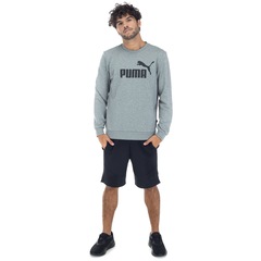 Blusão Puma Crew Sweat TR Big Logo - Masculino - Foto 5