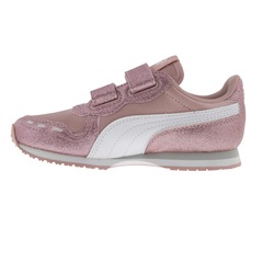 Tênis Puma Cabana Racer Glitz V PS Feminino - Infantil - Foto 5