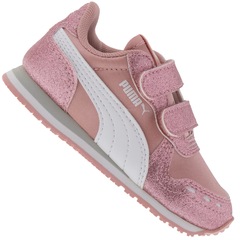 Tênis para Bebê Puma Cabana Racer Glitz V TD - Foto 1