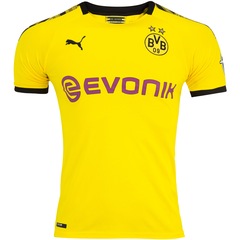 Camisa Borussia Dortmund I 19/20 Puma - Masculina - Foto 1