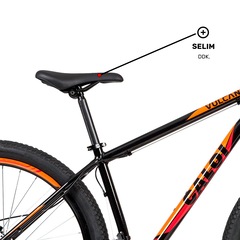 Mountain Bike Caloi Vulcan - Aro 29 - Freio a Disco Mecânico - Câmbio Traseiro Shimano - 21 Marchas - Foto 5