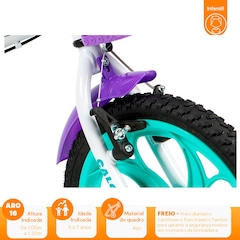Bicicleta Caloi Ceci - Aro 16 - Freios Cantilever - Feminina - Infantil - Foto 5