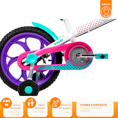 Bicicleta Caloi Ceci - Aro 16 - Freios Cantilever - Feminina - Infantil - Foto 6