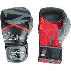 Kit de Boxe Naja: Bandagem + Protetor Bucal + Luvas de Boxe New Extreme - 14 OZ - Adulto - Foto 2