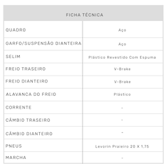Bicicleta Caloi Ceci - Aro 20 - Freios V-Brake - Feminina - Infantil - Foto 6