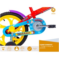 Bicicleta Caloi Luccas Neto - Aro 16 - Freios Cantilever - Infantil - Foto 3