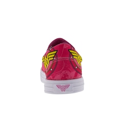 Tênis Infantil Liga da Justiça Mulher-Maravilha Slip-On - Foto 7
