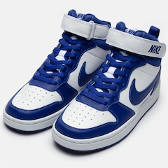 Tênis Cano Alto Nike Court Borough Mid - Infantil - Foto 4