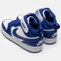 Tênis Cano Alto Nike Court Borough Mid - Infantil - Foto 5
