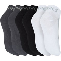 Kit de Meias Sapatilha Asics No Show com 6 Pares - 39 a 43 - Adulto - Foto 3
