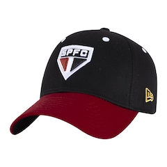 Boné Aba Curva do São Paulo New Era 3930 Basic - Fechado - Adulto - Foto 1