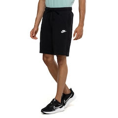 Bermuda Masculina Nike Club Jersey Moletom Leve - Foto 1