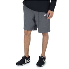 Bermuda Masculina Nike Club Jersey Moletom Leve - Foto 1