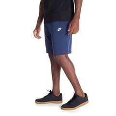 Bermuda Masculina Nike Club Jersey Moletom Leve - Foto 3