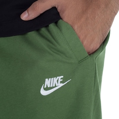Bermuda Masculina Nike Club Jersey Moletom Leve - Foto 3