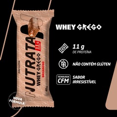 Whey Grego Bar Nutrata - Brigadeiro - 40g - Foto 3