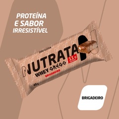 Whey Grego Bar Nutrata - Brigadeiro - 40g - Foto 2